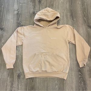 Sporty And Rich Beige Neutral Hoodie - Pullover Sweatshirt - Medium